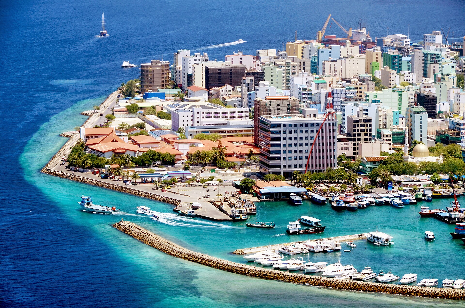 Malé seen from the water